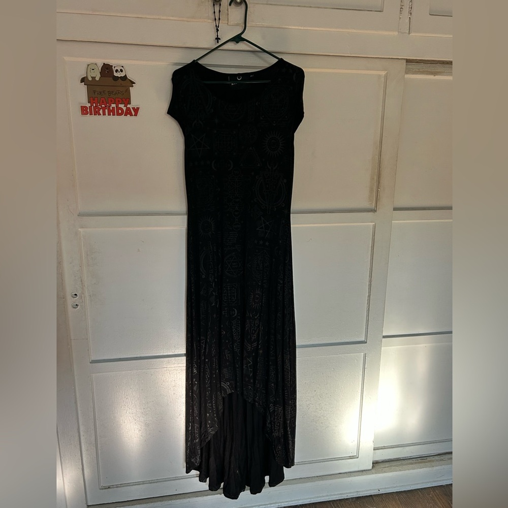 Killstar Black High Low Dress